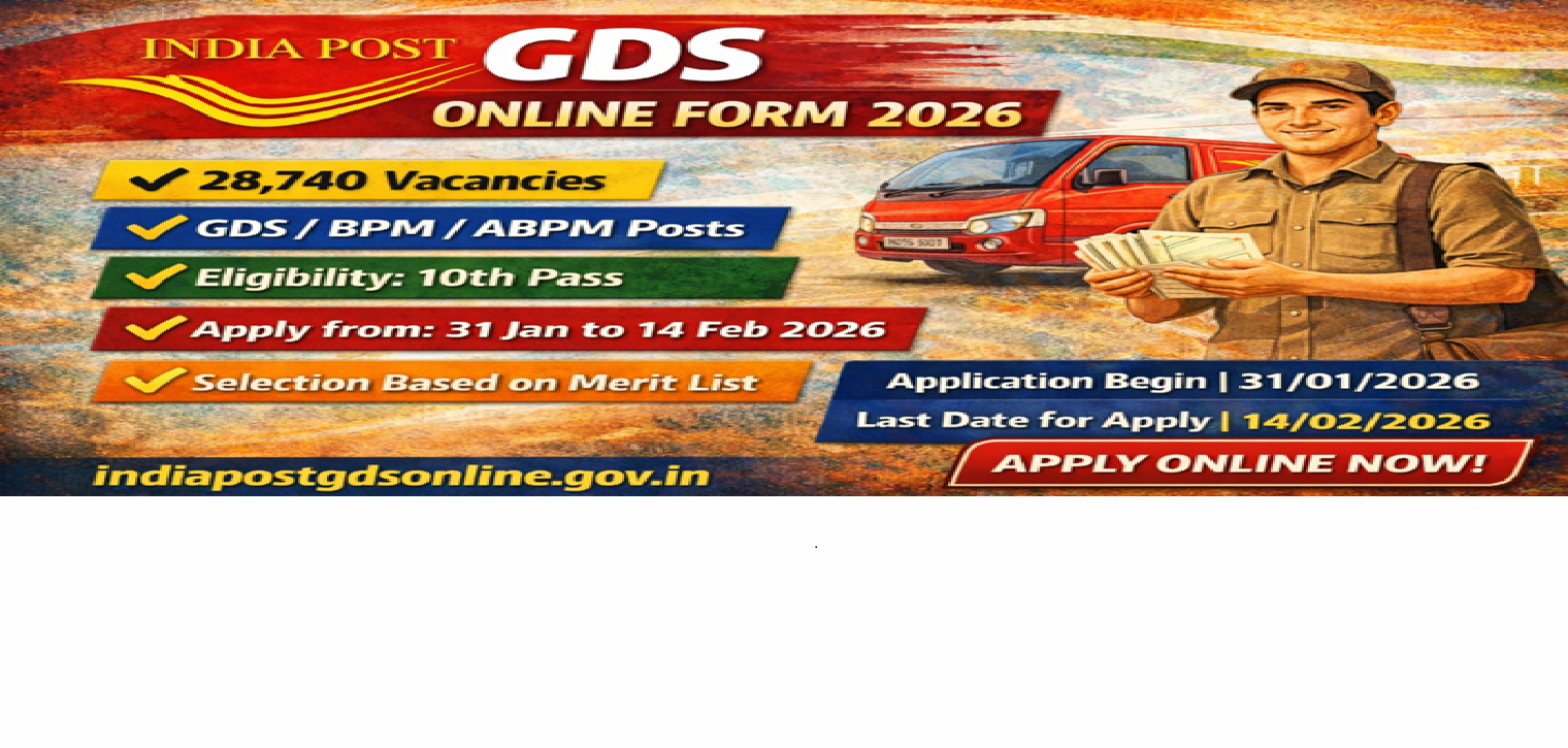 India Post GDS Online Form 2026 